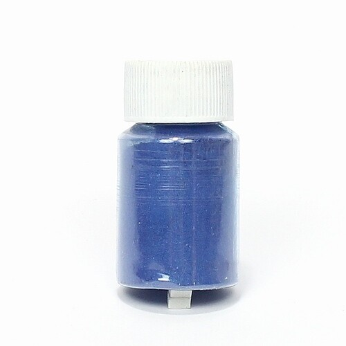 Pigment poeder parelmoer marine blauw