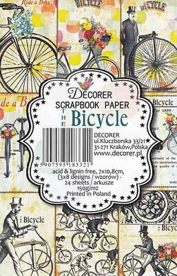 Decorer Bicycle scrapbookpaper
