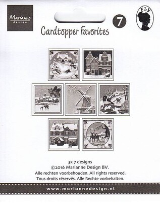 Card toppers favorites sepia