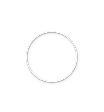 Ring 20 cm wit