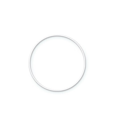 Ring 20 cm wit