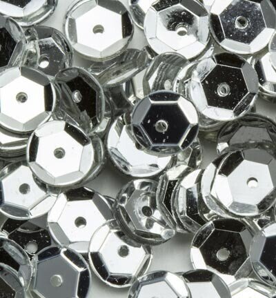 Sequins regular silver 12 gramm
