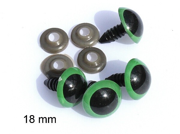 Veiligheidsoogjes  4x 18mm