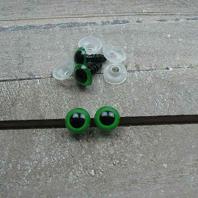 Veiligheidsoogjes 10mm groen