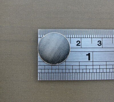 Magneten 15 mm dun 10 pcs