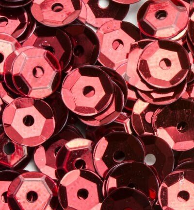 Sequins regular red 12 gramm