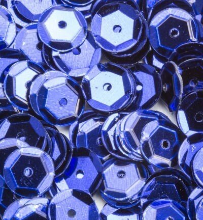 Sequins regular blue 12 gramm