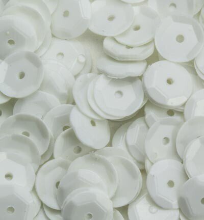 Sequins regular white 12gram