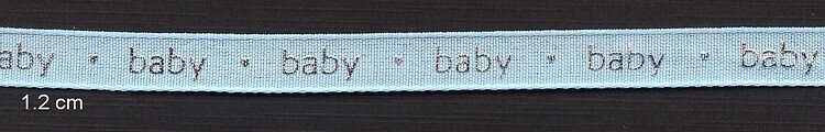 Print Ribbons 013 1M baby blauw