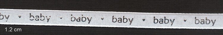 Print Ribbons 011 1M baby white