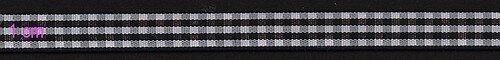 Ribbon Grosgrain 18 1meter zwart