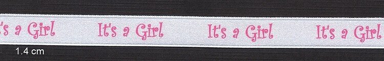 Print Ribbons 014 1M it's a girl