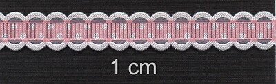 Ribbon Grosgrain 08 1meter pink roze
