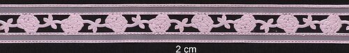 Ribbons 30 1m rose