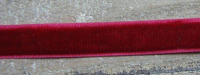 Velours lint bordeaux 1 meter