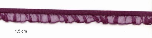 Ribbons bordeaux elastische  1m