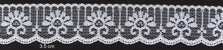 Ribbons 55 1m white