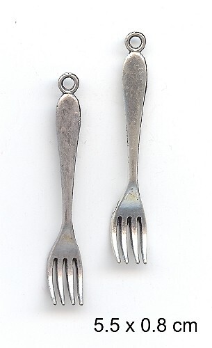 Charms fork 2 pcs