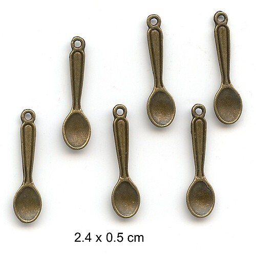 Charms spoon 6 pcs