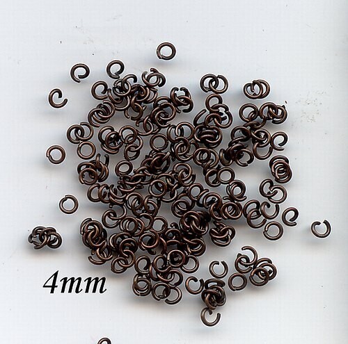 Jump ring 4mm 10 gr Bronze