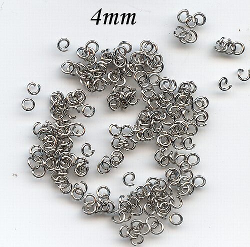 Jump ring 4mm 10 gr silver