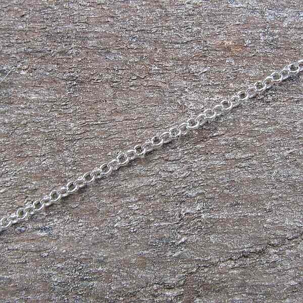 Ketting 1 meter zilver