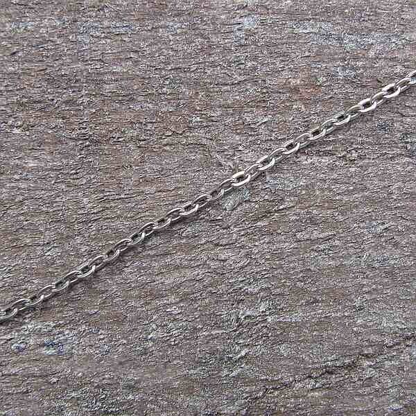 Ketting 1 meter zilver