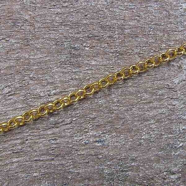 Ketting 1 meter goud