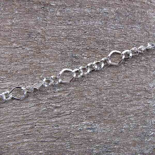 Ketting 1 meter zilver