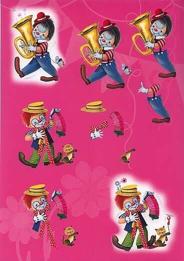 Knipvel Kids clown