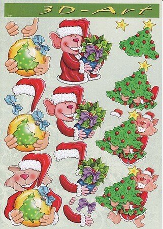 3d Bogen Weihnachten