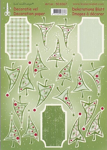 3d feuille Noël