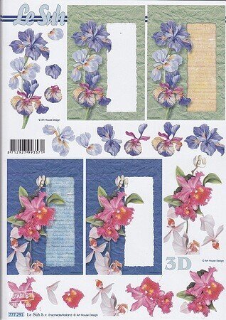 3d sheet flowers