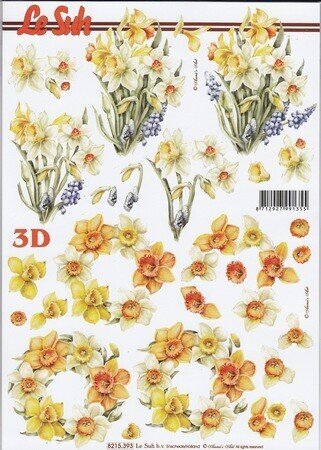 3d sheet flowers