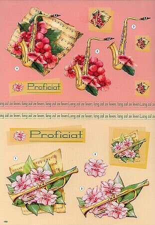 Knipvel bloemen proficiat