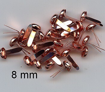 8 mm brads 05 25x koper