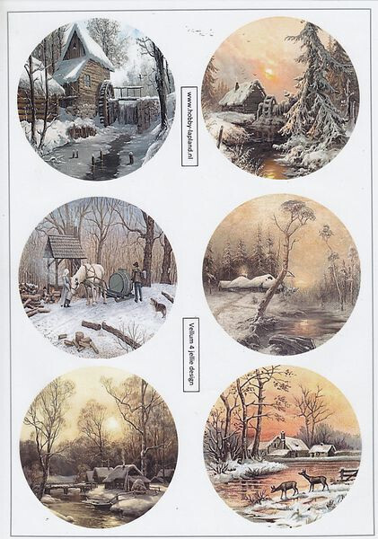 Vellum Jellie design winterlandschap