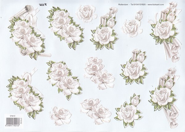 Knipvel  bloemen glitter