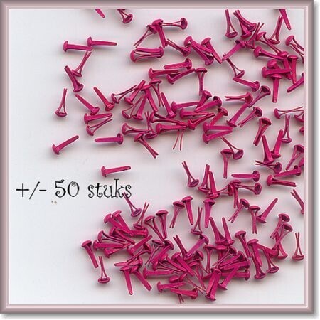 3 mm brads  roze