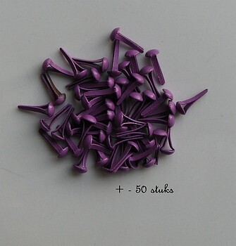 3 mm brads purple