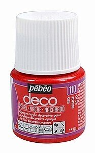 Acrylverf Pebeo Deco Pearl red