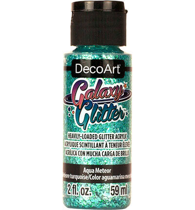 Galaxy glitter Aqua Meteor