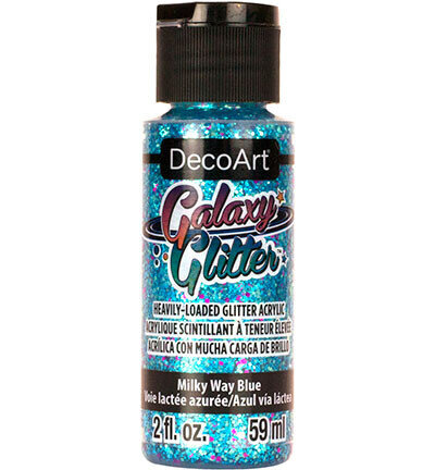 Galaxy glitter Milky Way Blue