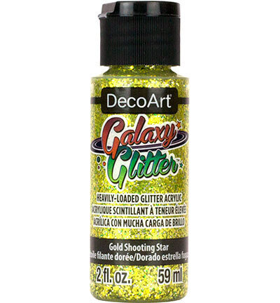 Galaxy glitter Gold Shooting Star