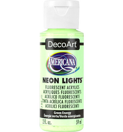 Americana Neon lights green energy