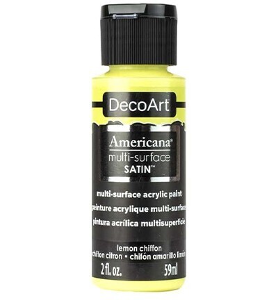 Americana Multi surface satin lemon chiffon