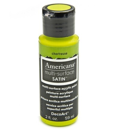 Americana Multi surface satin charlreuse