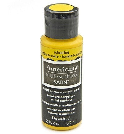 Americana Multi surface satin school bus