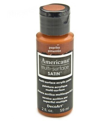 Americana Multi surface satin Paprika
