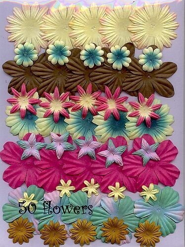 Paper flowers spring